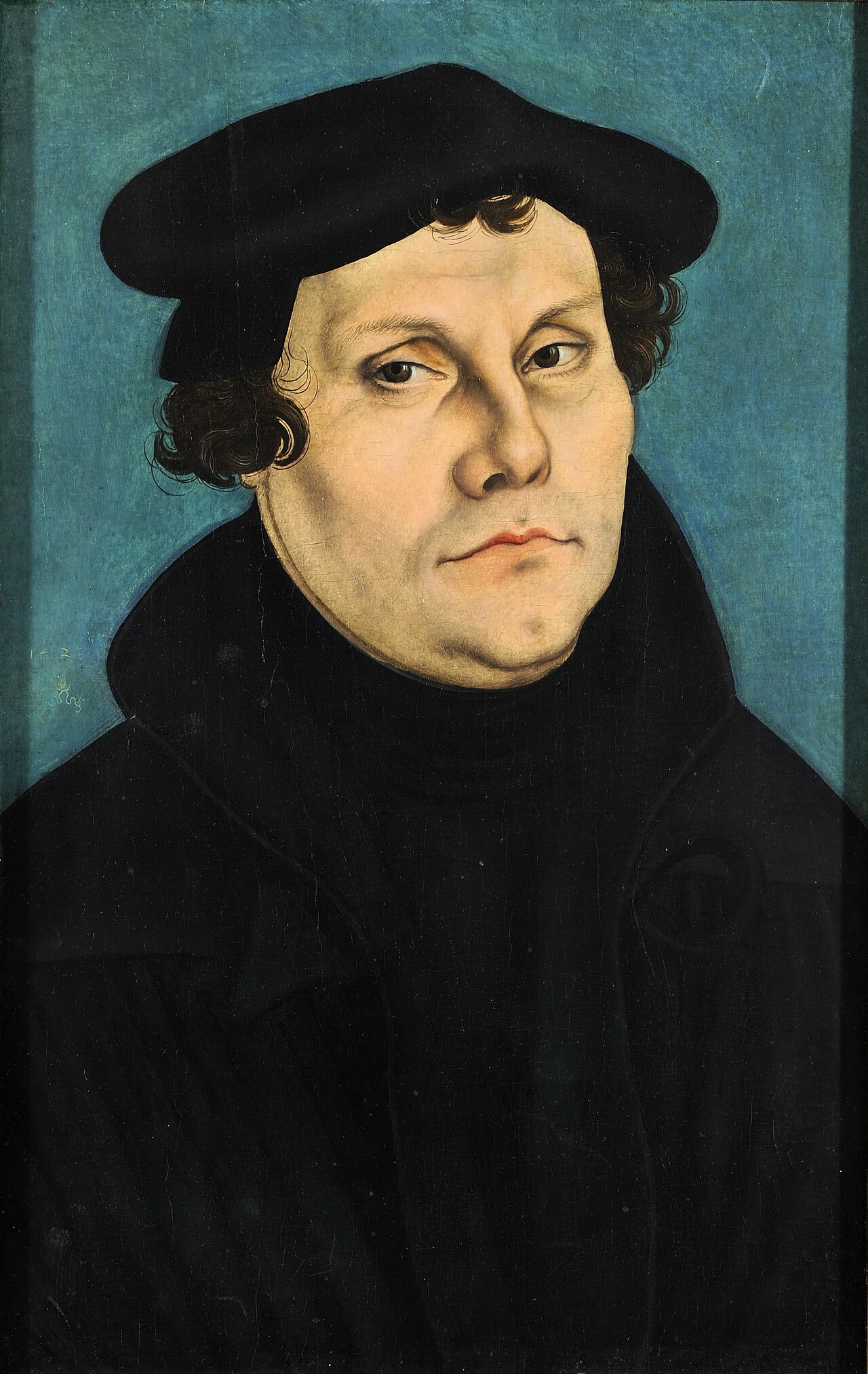 Мартин Лютер на портрете Лукаса Кранаха Старшего, 1528 год